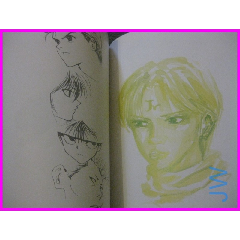 YU YU HAKUSHO Illustration Manga Yoshihiro Togashi ArtBook JAPAN recent art book