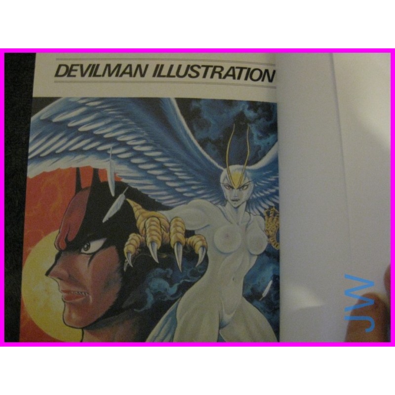 THE DEVILMAN Go Nagai  OAV Special Anime ArtBook JAPAN OLD art book