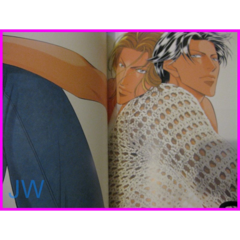 KISS OF FIRE YOUKA NITTA  ILLUSTRATION Manga ArtBook JAPAN recent art book YAOI Shonen ai