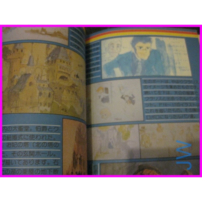 LUPIN Cagliostro no Shiro Castello Cagliostro Rapport DeLuxe Book Anime Artbook anime 80s