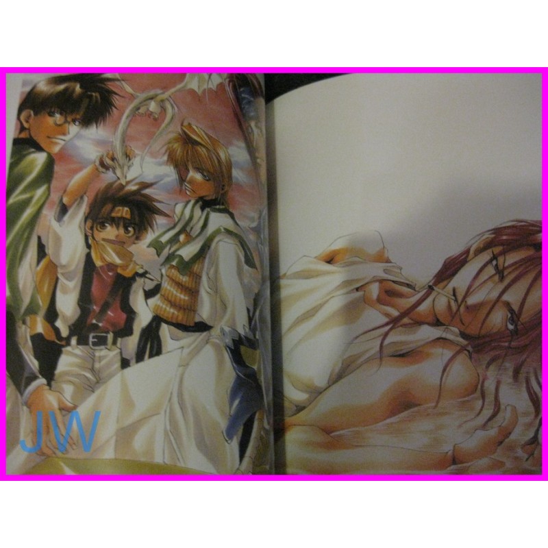 BACKGAMMON 2 Saiyuki Kazuya Minekura Illustration Collection Book ArtBook Manga art book
