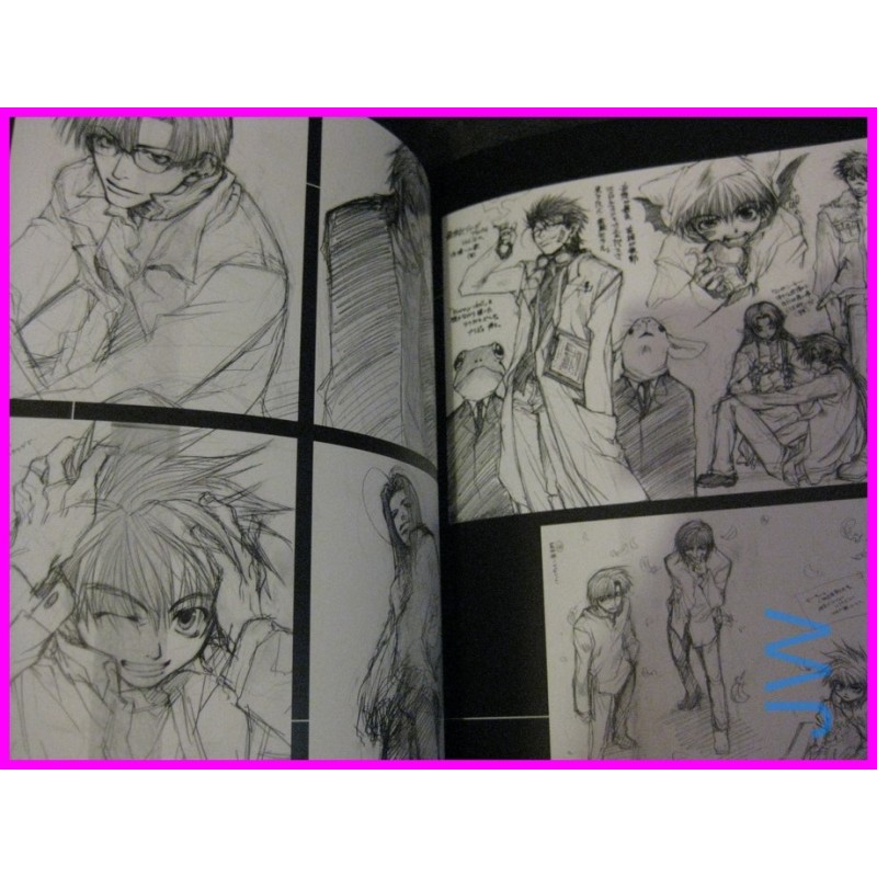 BACKGAMMON 3 Saiyuki Kazuya Minekura Illustration Collection Book ArtBook Manga art book