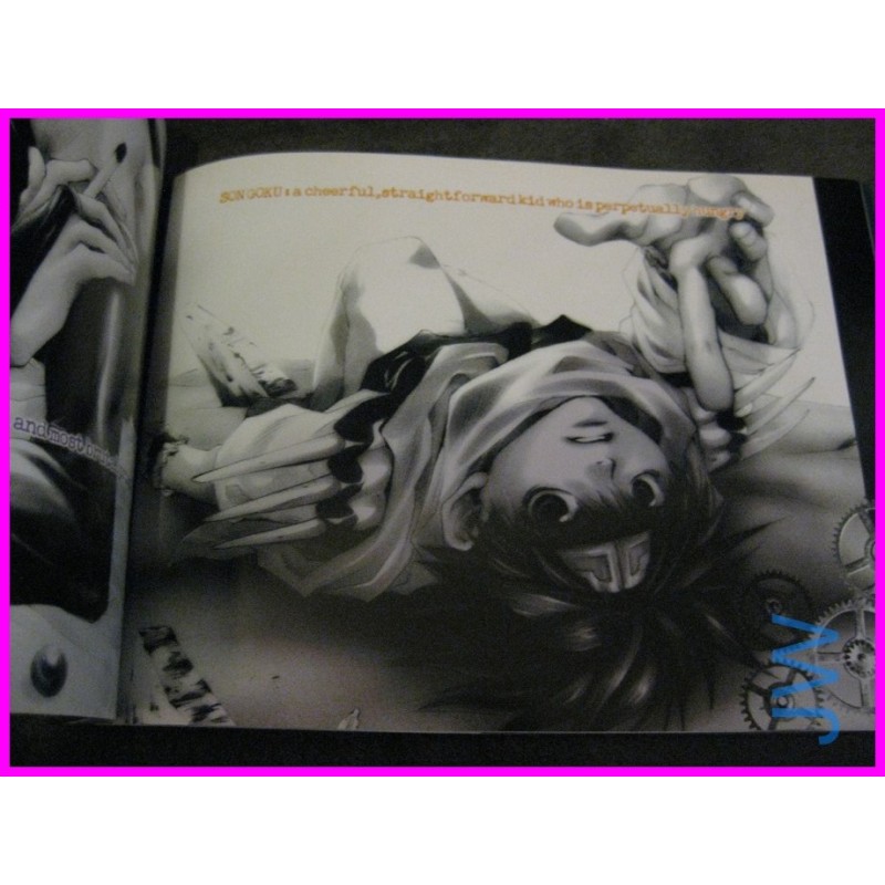 BACKGAMMON REMIX Saiyuki Kazuya Minekura Illustration Collection Book ArtBook Manga art book