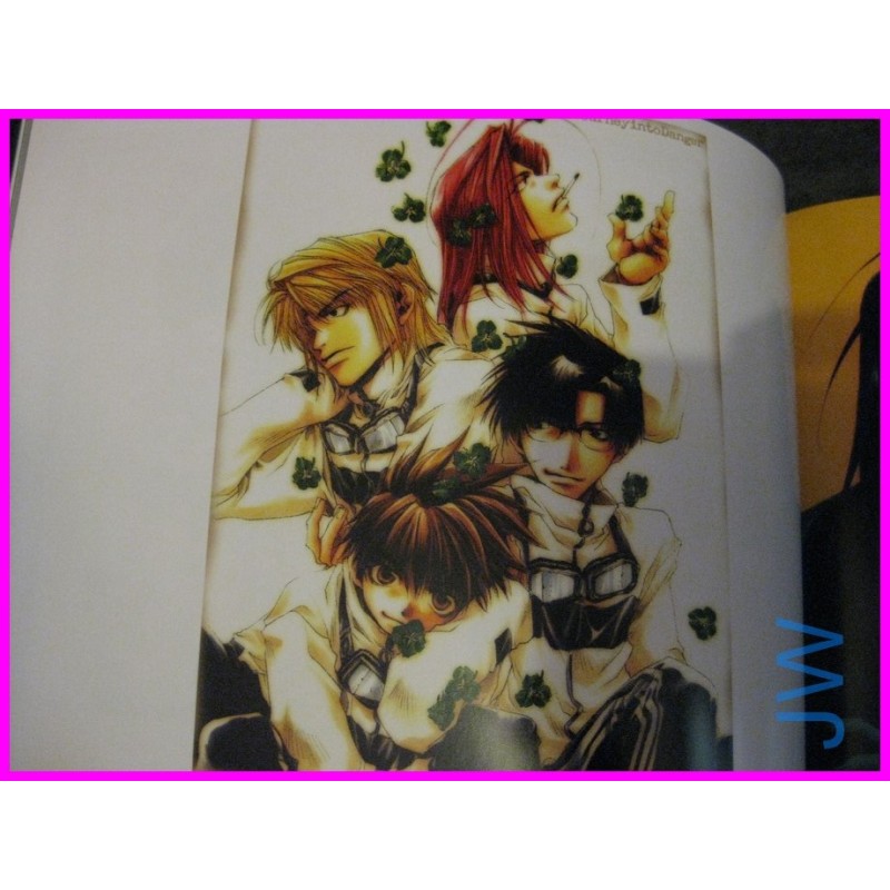 BACKGAMMON REMIX Saiyuki Kazuya Minekura Illustration Collection Book ArtBook Manga art book
