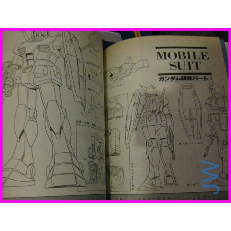 GUNDAM Part 1 & 2 Animec Rapport Deluxe Daijisen Bessatsu Anime Book Libro JAPAN 
