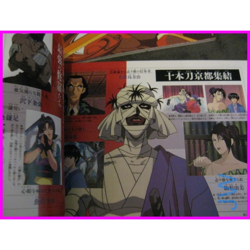 RUROUNI KENSHIN SAMURAI ANIME BOOK SET ArtBook Libro JAPAN 
