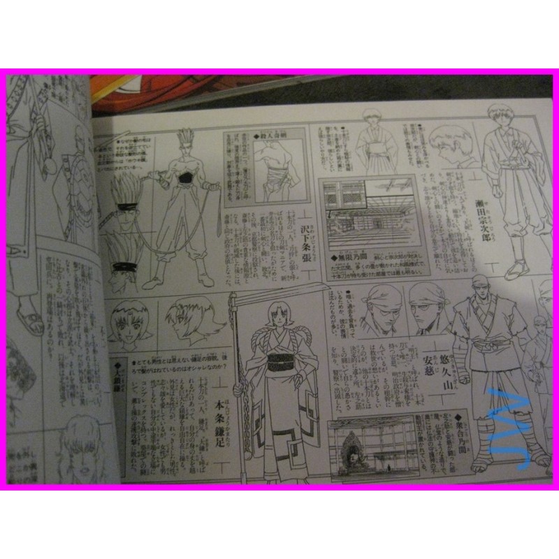 RUROUNI KENSHIN SAMURAI ANIME BOOK SET ArtBook Libro JAPAN 