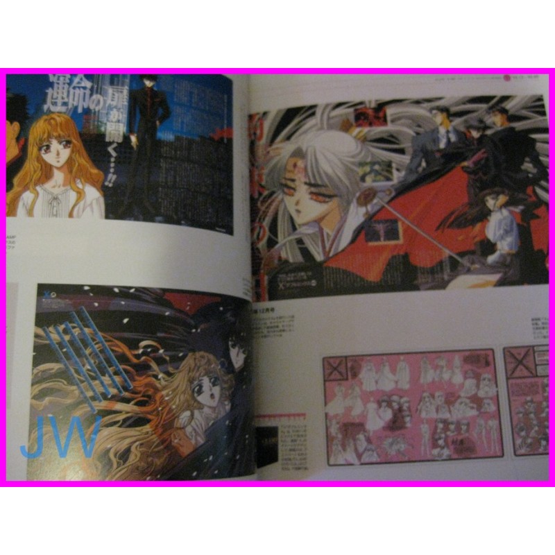 ALL ABOUT CLAMP DATA BOOK Illustration art Collection ArtBook JAPAN recent art book Manga