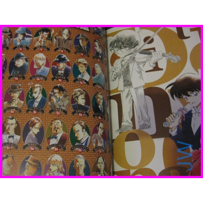 DETECTIVE CONAN THE COMPLETE color Works GOSHO AOYAMA 1994-2002 ArtBook Illustration Book
