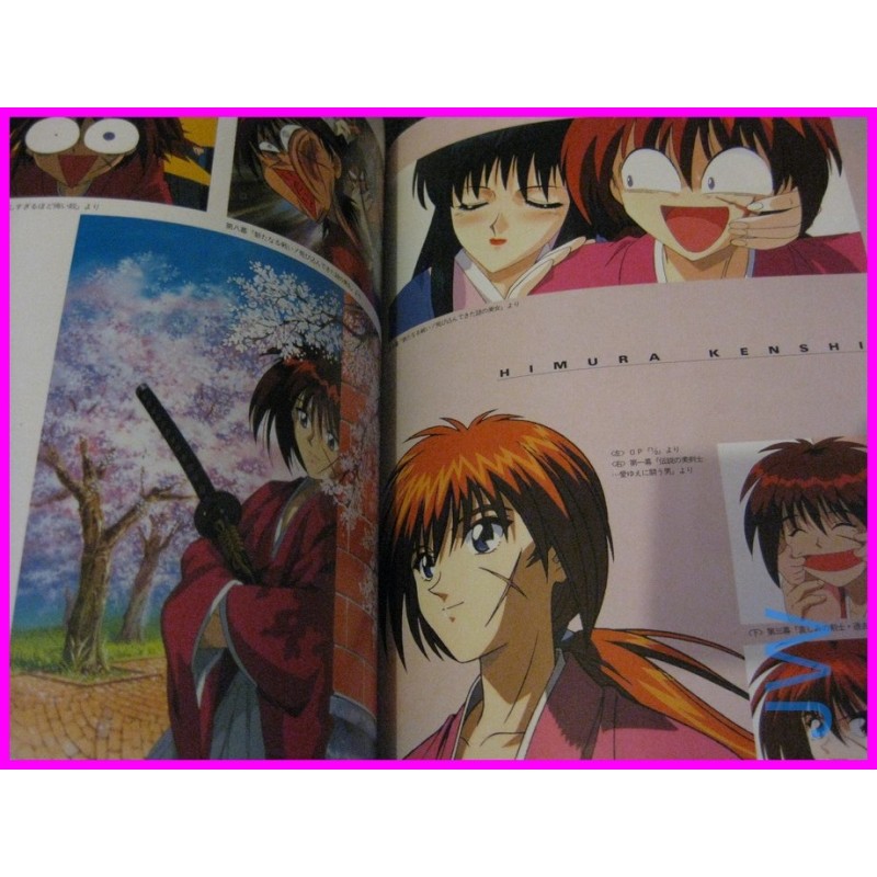 RUROUNI KENSHIN SAMURAI Anime Illustration Art book ArtBook Libro JAPAN 