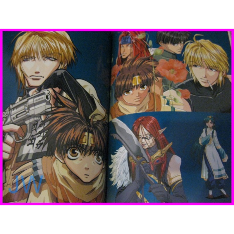 VISUAL Saiyuki Kazuya Minekura Illustration Collection Book ArtBook ANIME art book