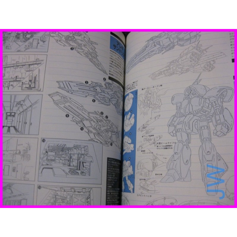 GUNDAM Z Mechanical Edition Vol.1 100% NEWTYPE Anime Book ArtBook Libro JAPAN 