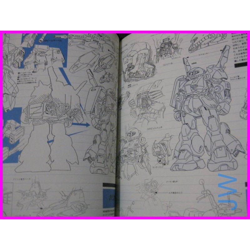 GUNDAM Z Mechanical Edition Vol.1 100% NEWTYPE Anime Book ArtBook Libro JAPAN 