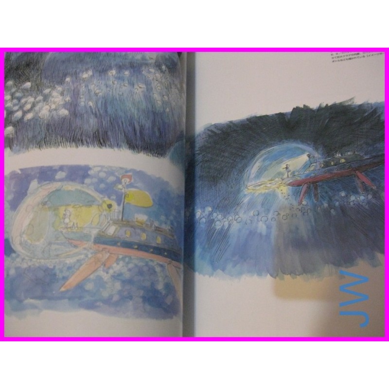 PONYO THE ART OF PONYO CLIFF BY SEA SULLA SCOGLIERA STUDIO GHIBLI BOOK JAPAN art book Miyazaki