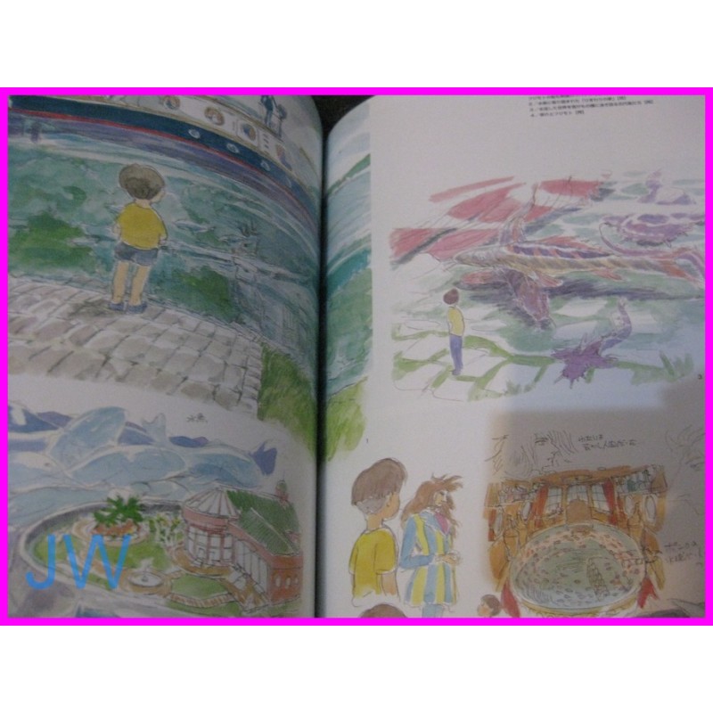 PONYO THE ART OF PONYO CLIFF BY SEA SULLA SCOGLIERA STUDIO GHIBLI BOOK JAPAN art book Miyazaki
