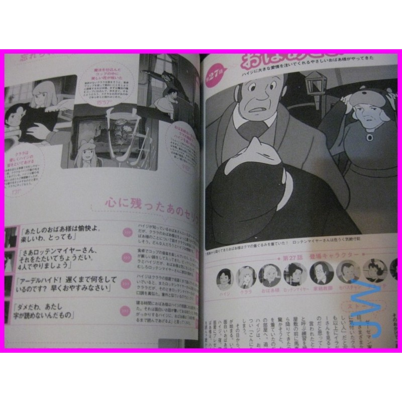 HEIDI Anime Special BOOK with CD ArtBook Libro JAPAN 