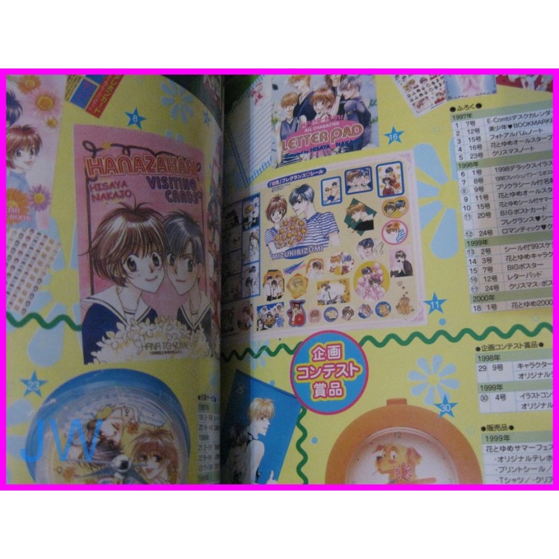 HANAZAKARI NO KIMITACHI E Character Book Manga ArtBook JAPAN Shojo art book Hisaya Nakajo