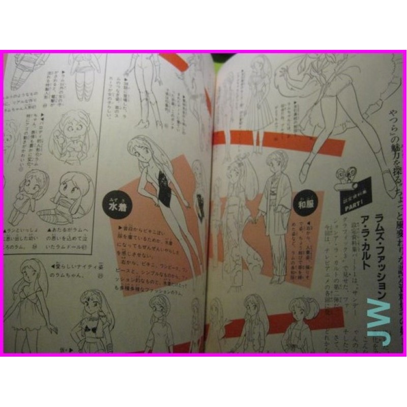 LAMU URUSEI YATSURA LUM Graphinc Shonen Sunday 7 Anime Book ArtBook anime 80s