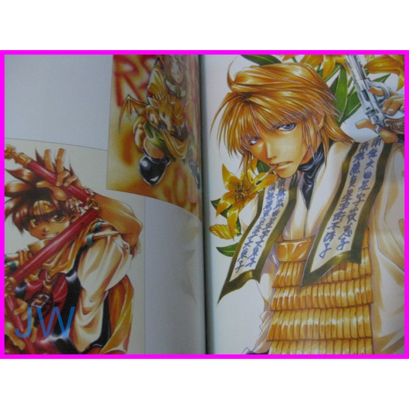 BACKGAMMON 1 Saiyuki Kazuya Minekura Illustration Collection Book ArtBook Manga art book