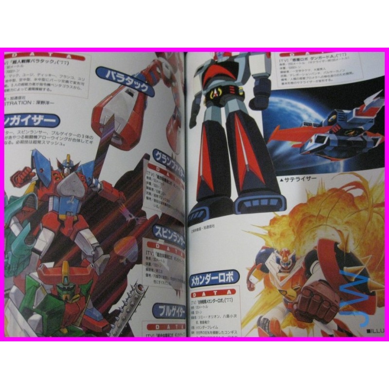 SUPER ROBOTS VIEW BROADLY Special  ANIME DATA BOOK ArtBook ALL ROBOTS SERIES 1st