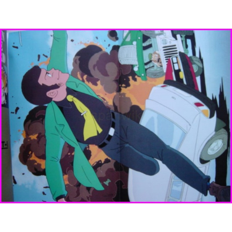 LUPIN TV series Anime Collection SET 3 Book Artbook anime 80s