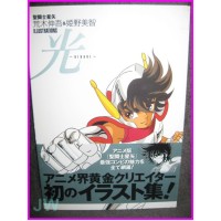 SAINT SEIYA Cavalieri Zodiaco HIKARI anime ILLUSTRATION Book ArtBook anime 80s Haraki Himeno