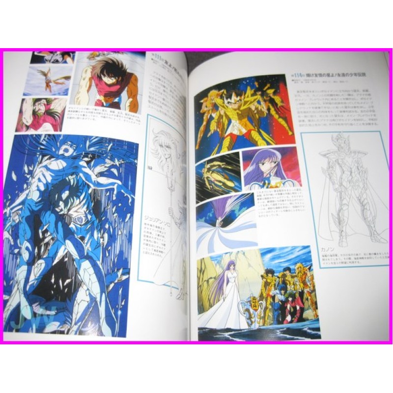 SAINT SEIYA Cavalieri Zodiaco HIKARI anime ILLUSTRATION Book ArtBook anime 80s Haraki Himeno