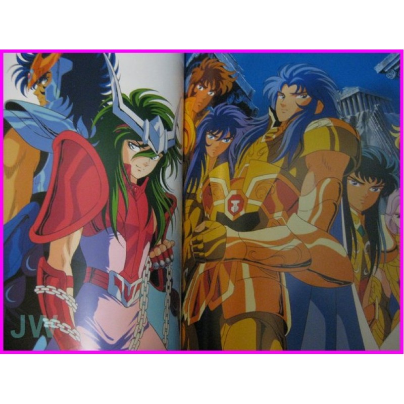 SAINT SEIYA Cavalieri Zodiaco HIKARI anime ILLUSTRATION Book ArtBook anime 80s Haraki Himeno