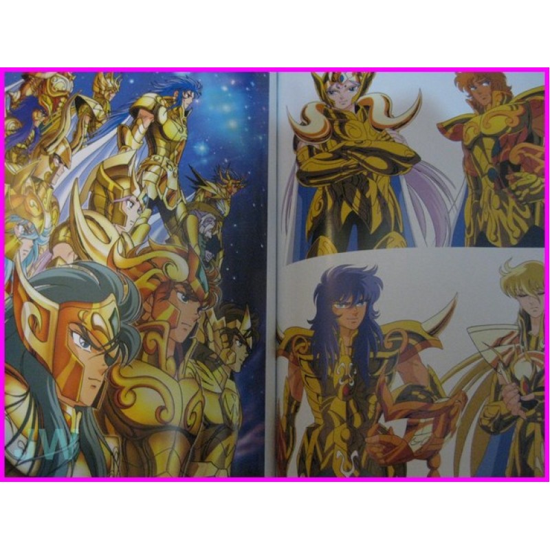 SAINT SEIYA Cavalieri Zodiaco HIKARI anime ILLUSTRATION Book ArtBook anime 80s Haraki Himeno