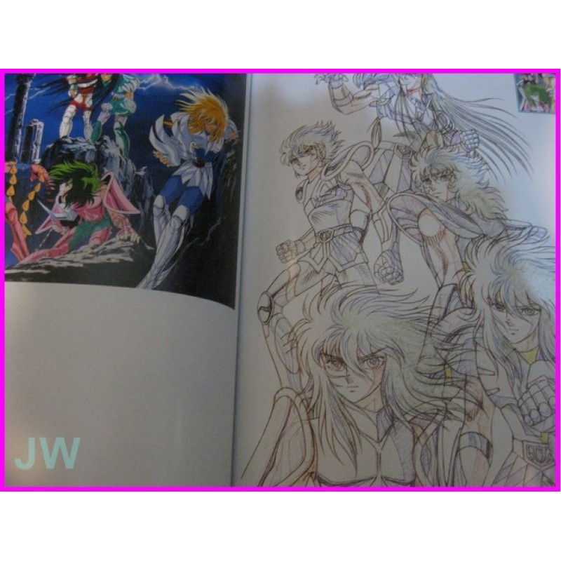 SAINT SEIYA Cavalieri Zodiaco HIKARI anime ILLUSTRATION Book ArtBook anime 80s Haraki Himeno