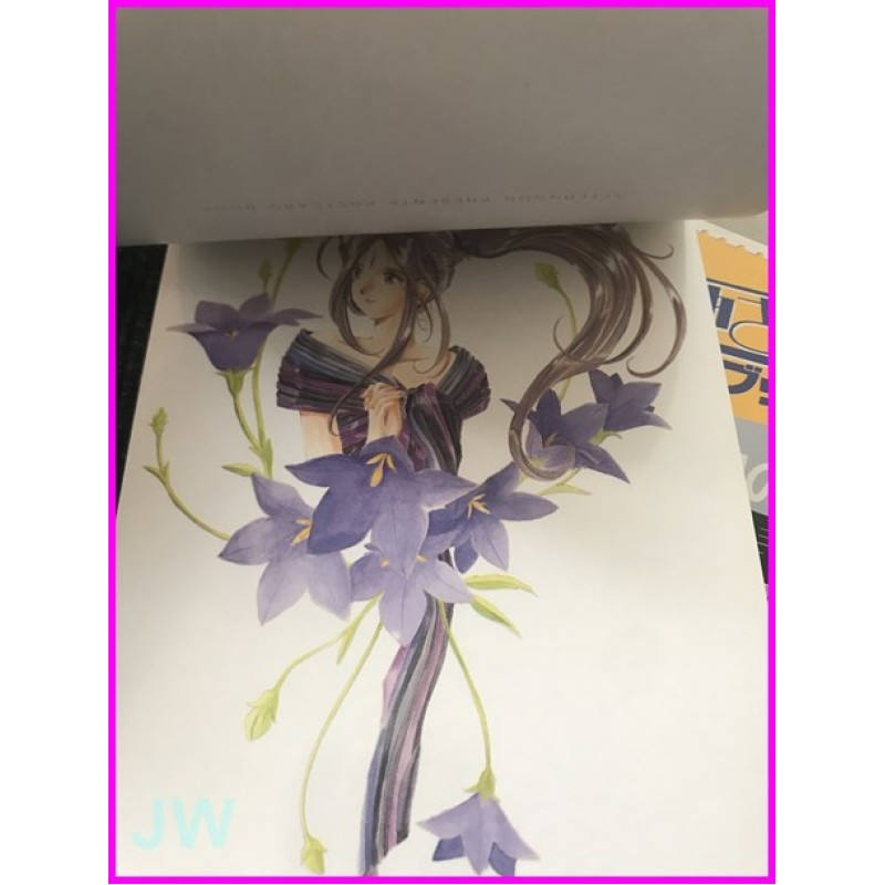 Aa Megami sama Postcard book art illustration Fujishima Oh mia dea