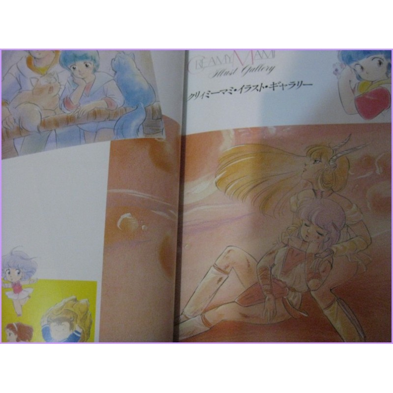 CREAMY MAMI Long Goodbye Material Libro Majokko Book Illustration takada ANIME 