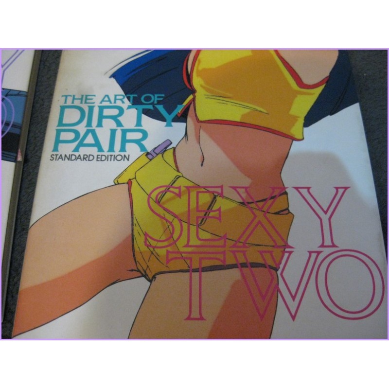 DIRTY PAIR SEXY ONE & TWO 2 ART BOOK Anime ILLUSTRATION ArtBook Libro JAPAN anime 80s