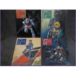 GUNDAM TV STORY BOOK SET 4 Anime Book ArtBook Libro JAPAN anime 80s