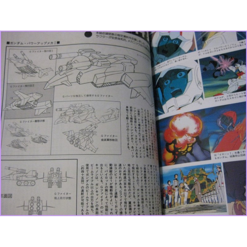 GUNDAM TV STORY BOOK SET 4 Anime Book ArtBook Libro JAPAN anime 80s