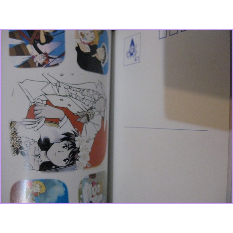 Nadia Secret of blue water ANIME JUJU Animage POSTCARD ILLUSTRATION BOOK anime 80s  