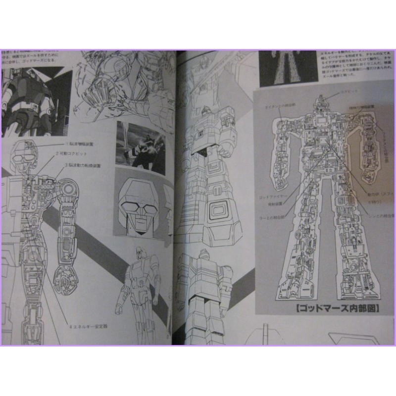 GOD MARS Animedia Special Anime Book ArtBook Libro JAPAN Robo Anime 80s GODMARS