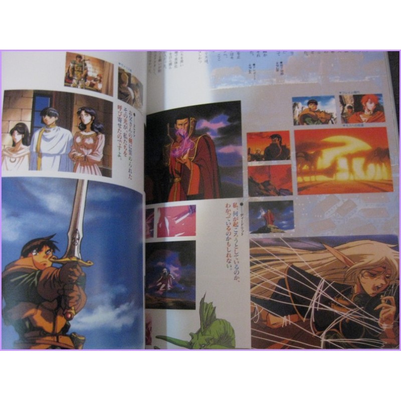 RECORD OF LODOSS WAR OAV Vol.1 e 2 SET Anime Book Illustration Special Artbook Nobuteru Yuuki