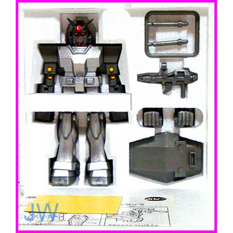 Gundam Normal Black Silver Chogokin POPY anniversary Banpresto SET