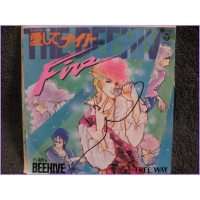 Aishite Knight Kiss me Licia - FIRE-FREE WAY 45 vinyl record Disco EP ch-119