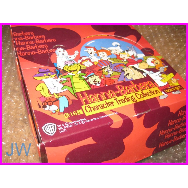 HANNA BARBERA Mini Figure SET 16 Personaggi Character Trading Collection BIG HEAD GASHAPON