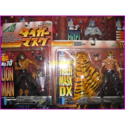 Uomo Tigre TIGER MASK COMPLETE SET 10 ACTION FIGURE Kaiyodo XEBEC