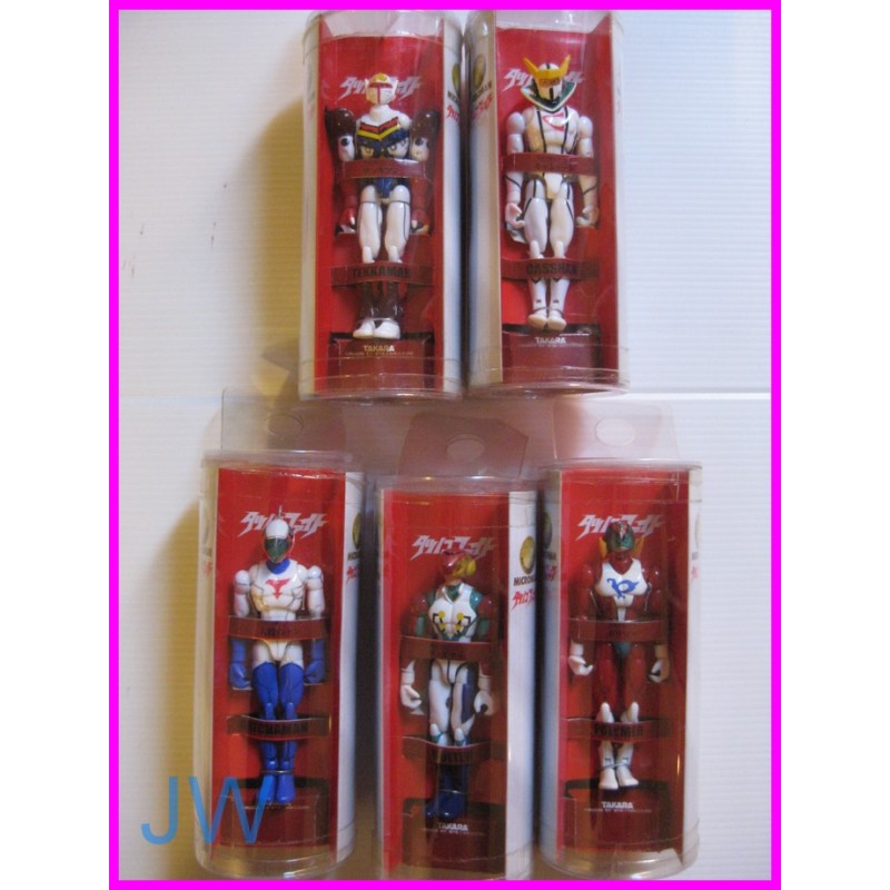 TATSUNOKO MICROMAN TAKARA Tekkaman Kyashan Polimar Gatchman Volter FIGURE SETFigure set di 5 personaggi