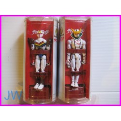 TATSUNOKO MICROMAN TAKARA Tekkaman Kyashan Polimar Gatchman Volter FIGURE SETFigure set di 5 personaggi