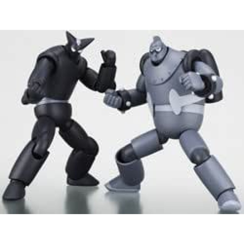 TETSUJIN 28 & BLACK OX REVOLTECH Figure Oh GRAY SET Limited Version Robo 