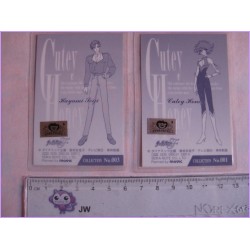 Cutey Honey Set 2 lamicard Original Japan Gadget Anime manga Laminated Card Go Nagai