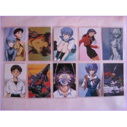 Evangelion Set 20 lamicard Original Japan Gadget Anime manga Laminated Card 
