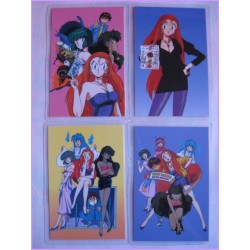 GS Mikami Set 4 lamicard Original Japan Gadget Anime manga 90s Laminated 