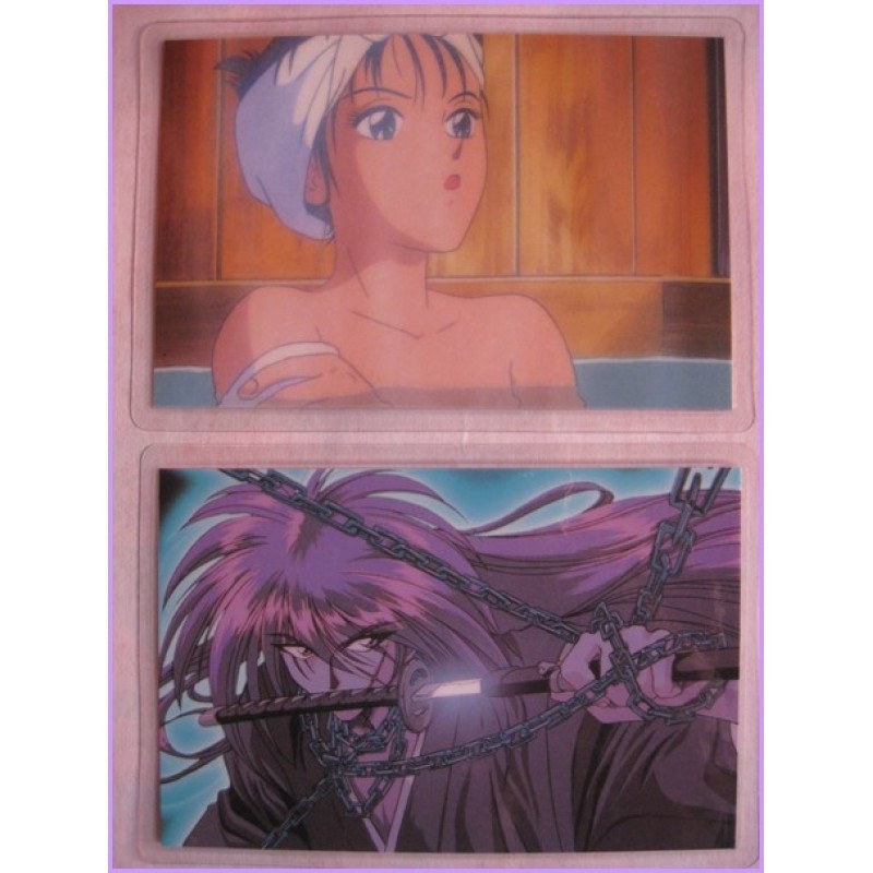 Rurouni KENSHIN Set 2 lamicard Original Japan Gadget Anime manga 90s Laminated 