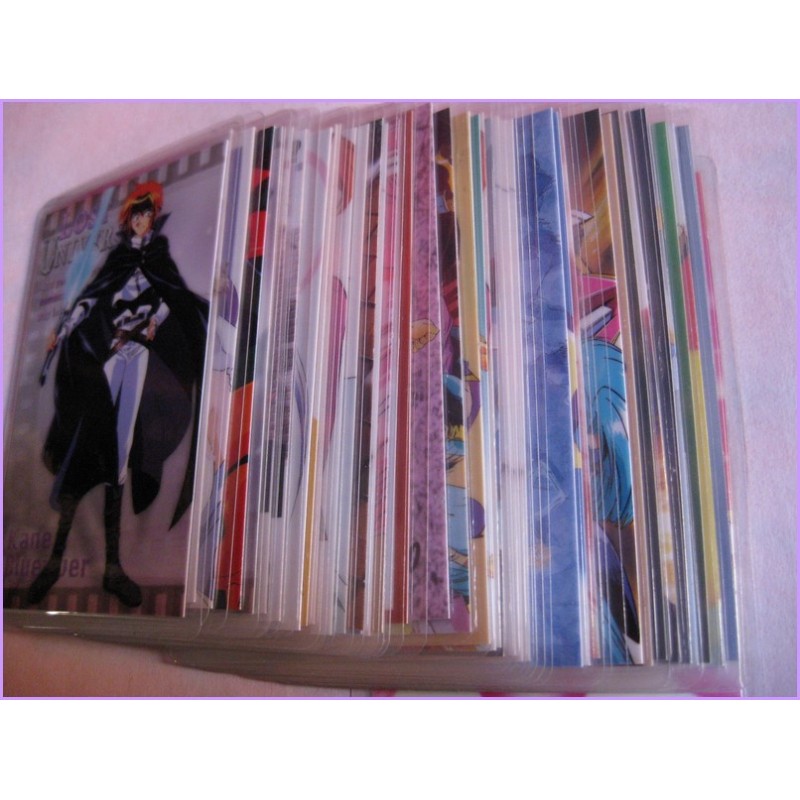 Lot of 37 set lamicard Original Japan Street Fighters Lost Universe Utena Wataru and other